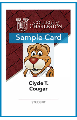sample of Cougar Card showing Clyde the Cougar